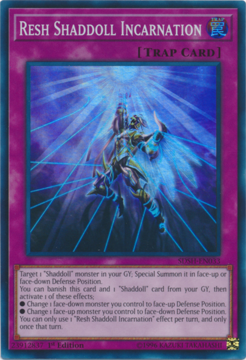 Resh Shaddoll Incarnation [SDSH-EN033] Super Rara