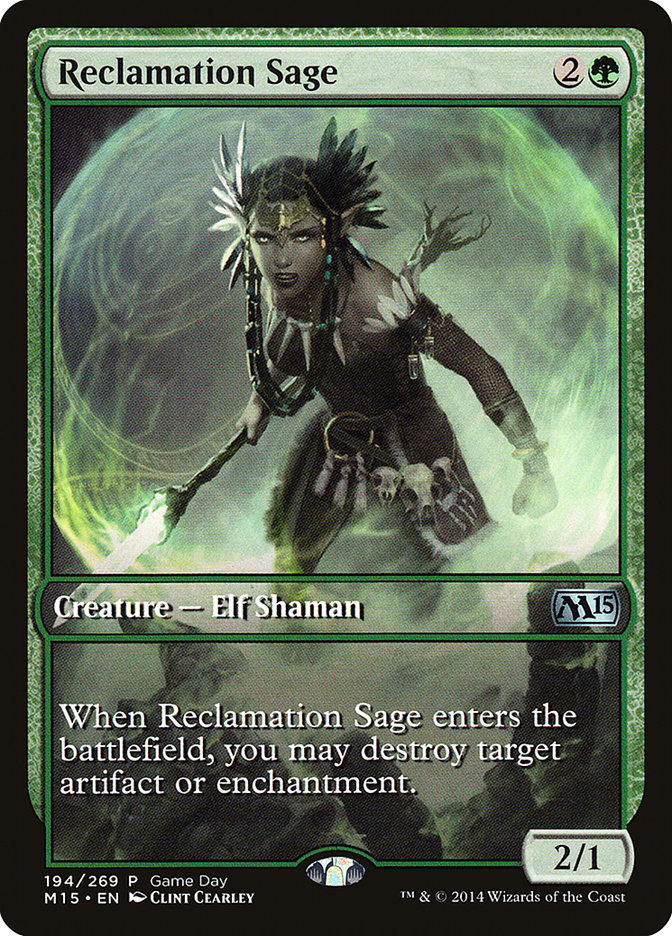 Sage de la réclamation (Jour de jeu) [Magic 2015 Promos]