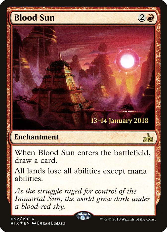 Soleil sanglant [Rivals of Ixalan Promos d'Avant-première]