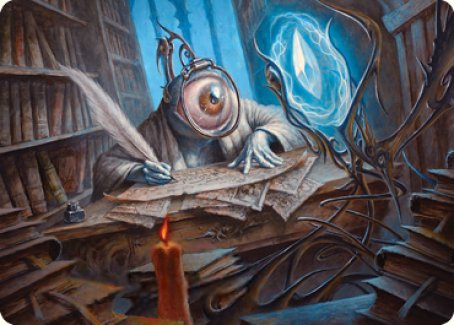 Carte artistique Observateur impassible [Série artistique Innistrad : Chasse de Minuit]