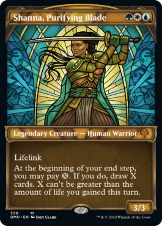 Shanna, la Lame purificatrice (Texturée de l'extension) [Dominaria uni]