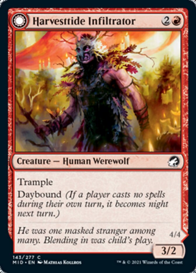 Infiltrateur de la Moisson // Agresseur de la Moisson [Innistrad: Chasse de minuit]