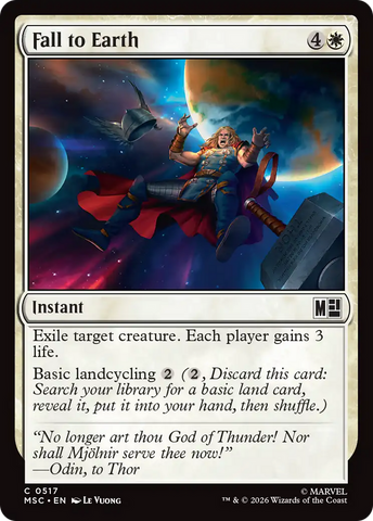 Caída a la Tierra [Marvel Super Heroes Commander]