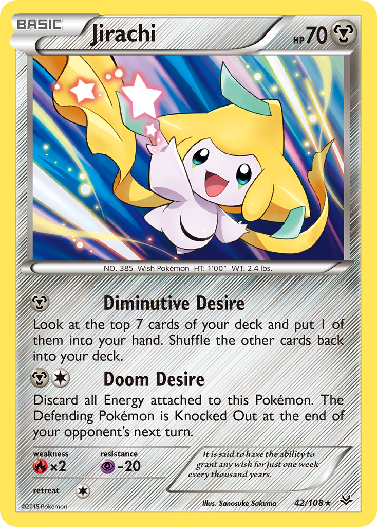 Jirachi (42/108) [XY : Ciel Rugissant]
