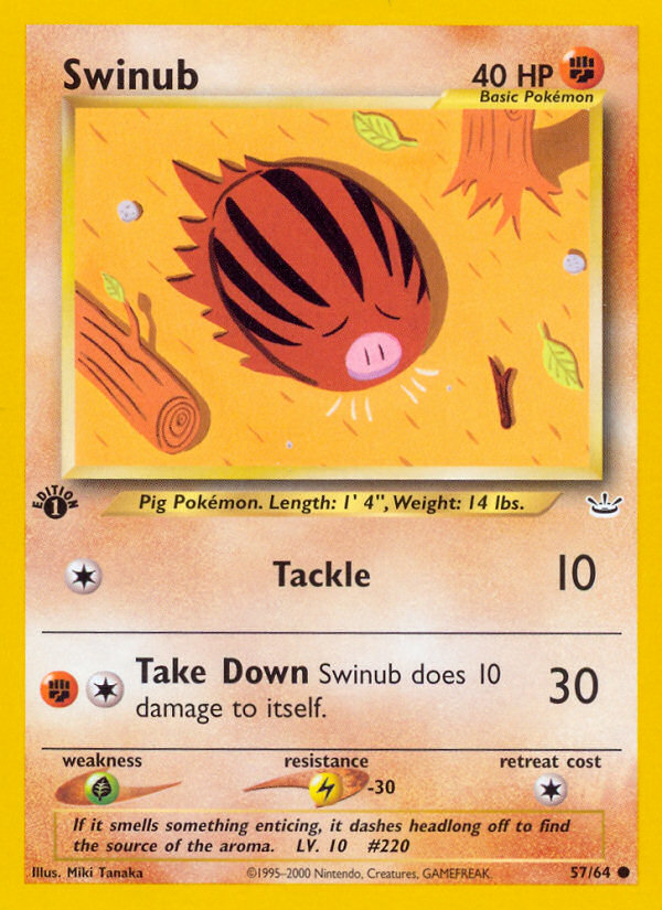 Swinub (57/64) [Neo Revelation 1ª Edición]