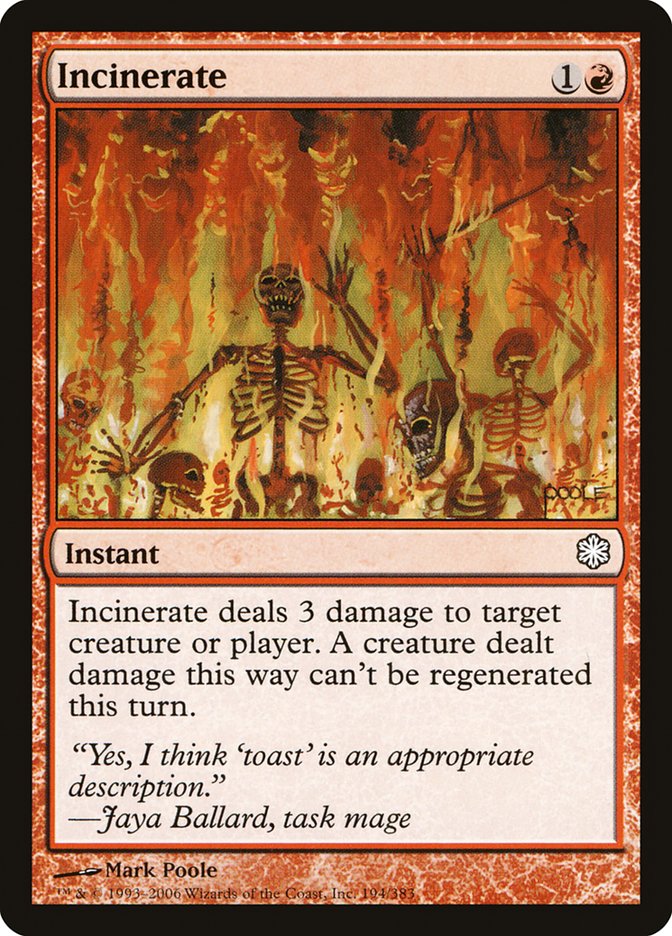 Incinérer [Decks à thème Coldsnap]