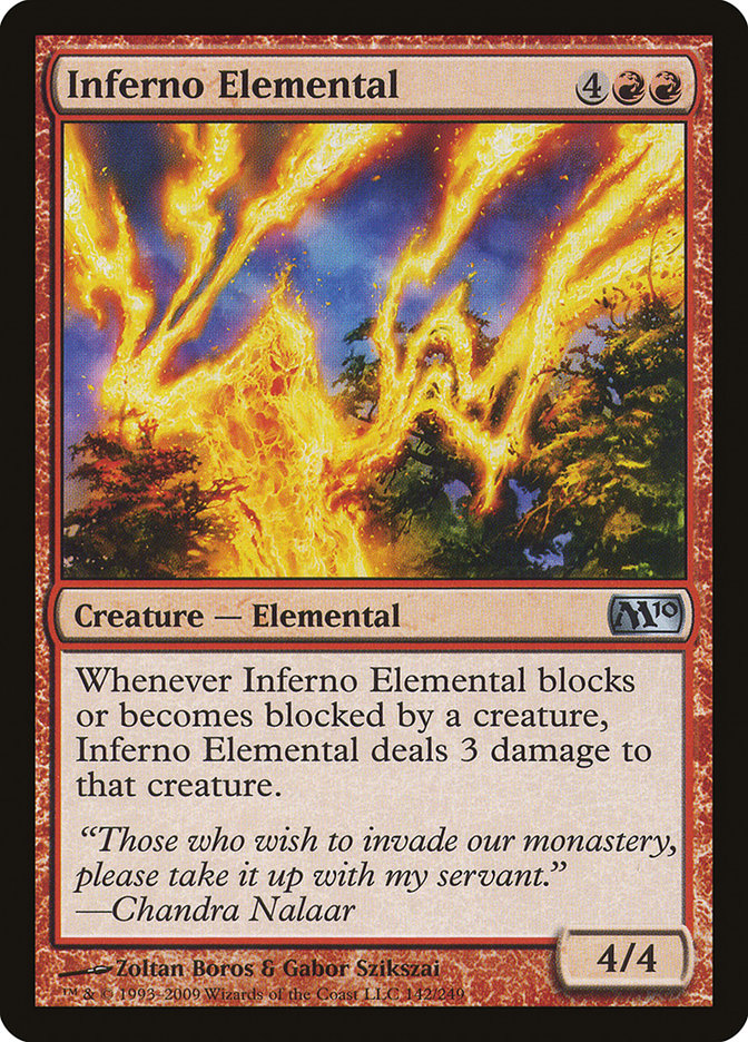 Élémental de l'Inferno [Magic 2010]