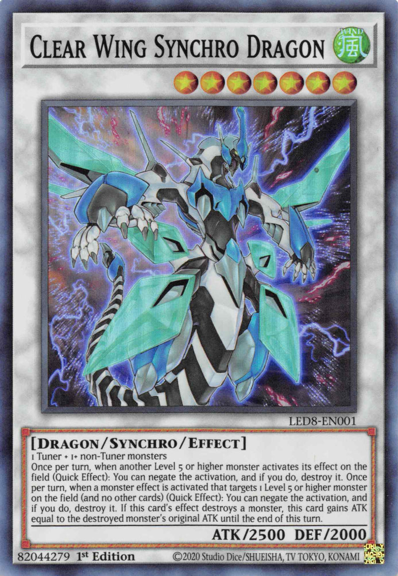 Dragon Synchro Aile Claire [LED8-FR001] Super Rare