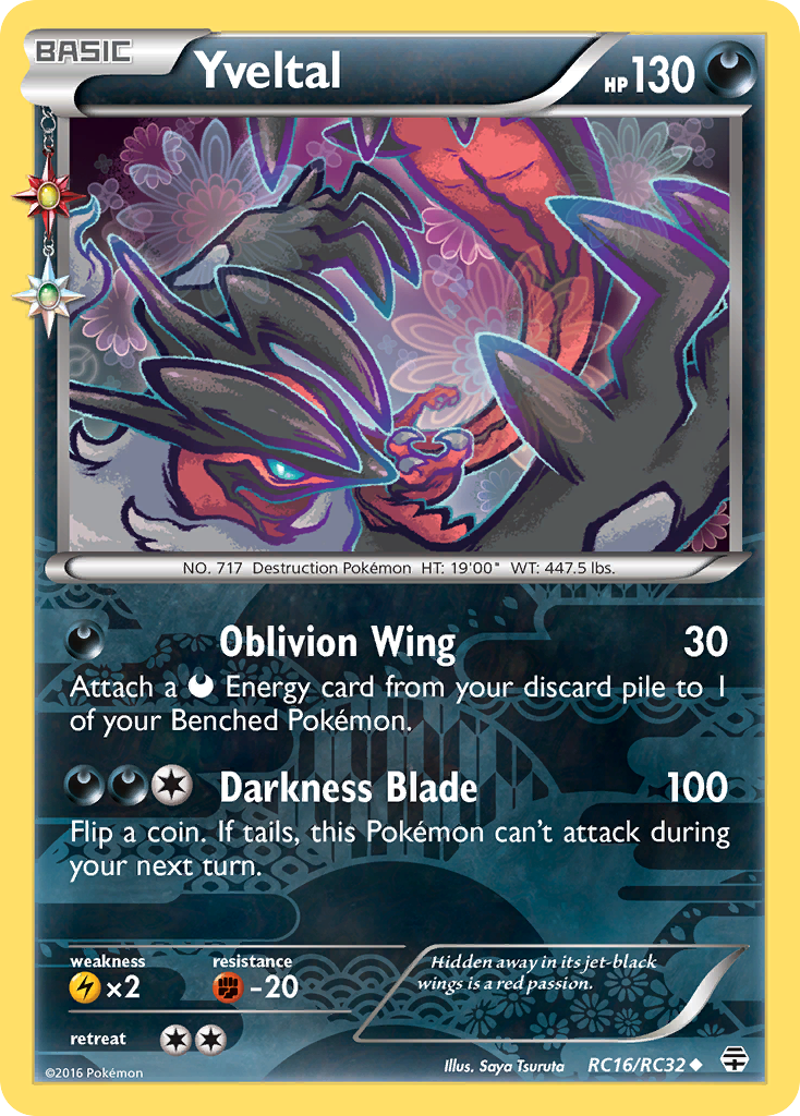 Yveltal (RC16/RC32) [XY: Générations]