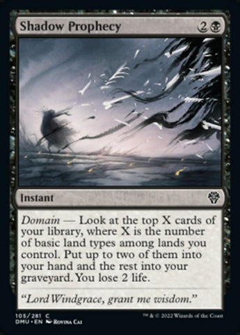 Profecía Sombría [Dominaria Unida]