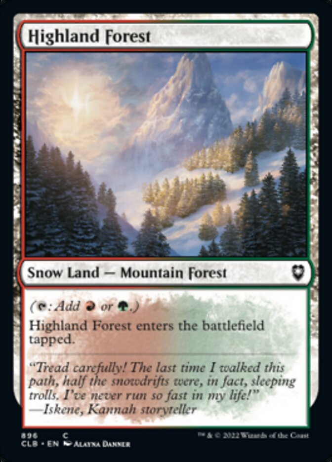 Forêt des hauts plateaux [Commander Legends : Battle for Baldur's Gate]