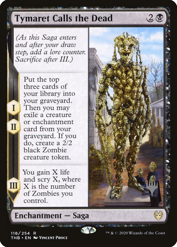 Tymaret, appelle les morts (Pack promo) [Promos de Theros par-delà la mort]