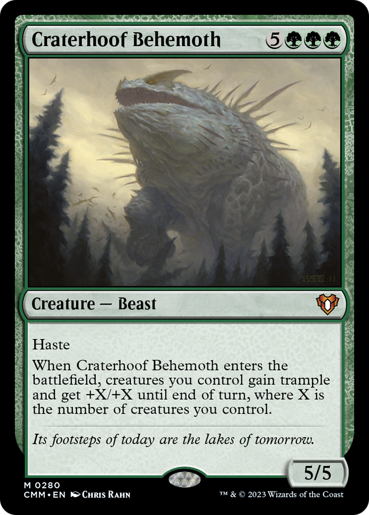 Béhémoth entravegueule [Commander Masters]