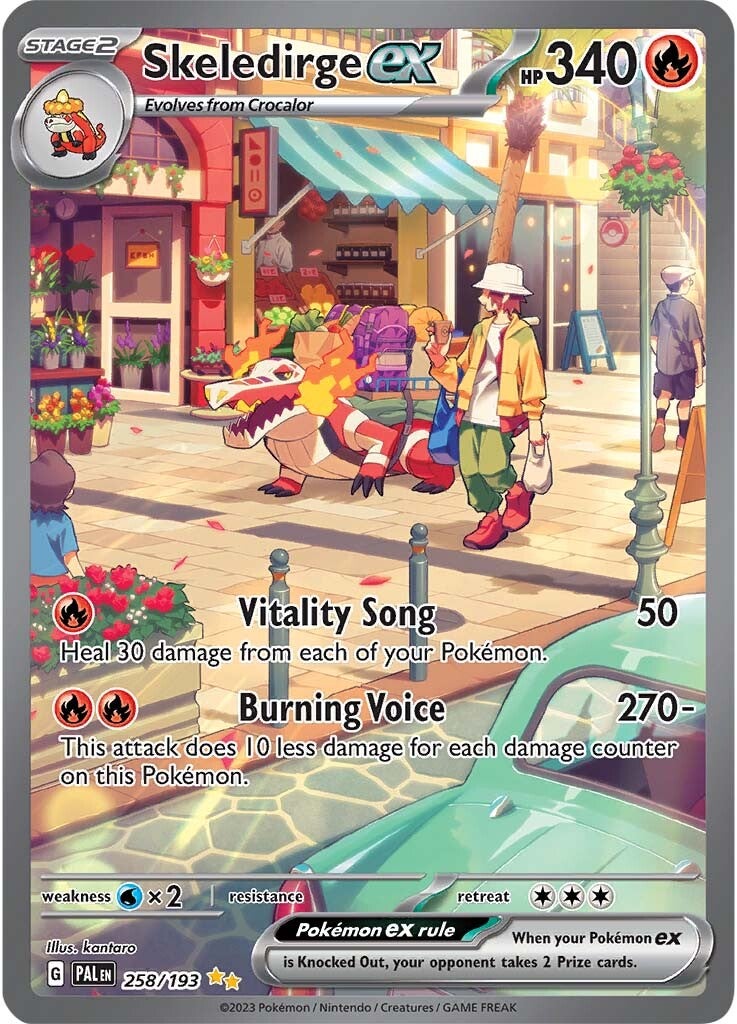 Skeledirge ex (258/193) [Escarlata y Púrpura: Evolución en Paldea]