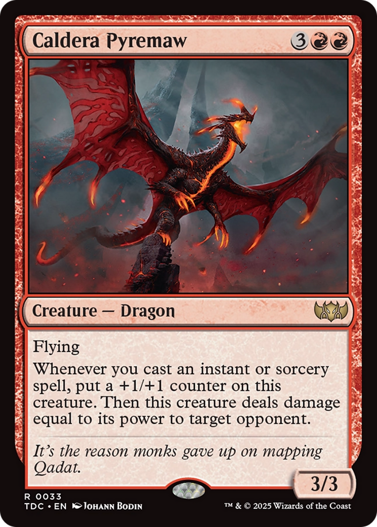 Caldera Pyremâchoire [Tarkir : Commander Orage draconique]