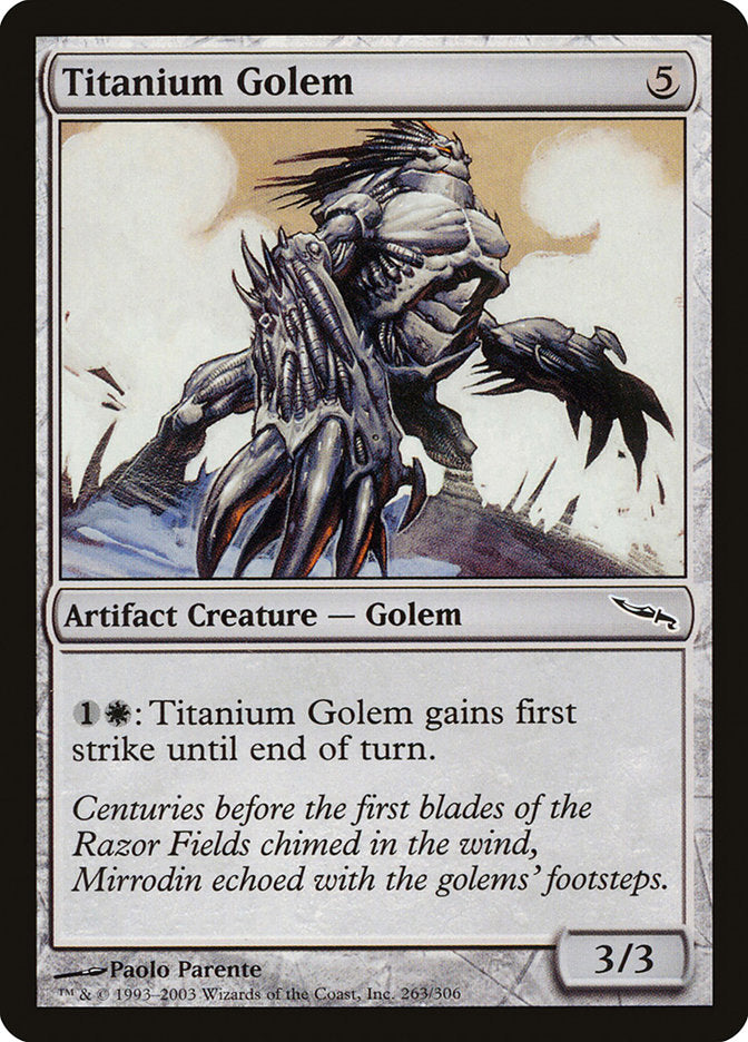 Golem de titane [Mirrodin]