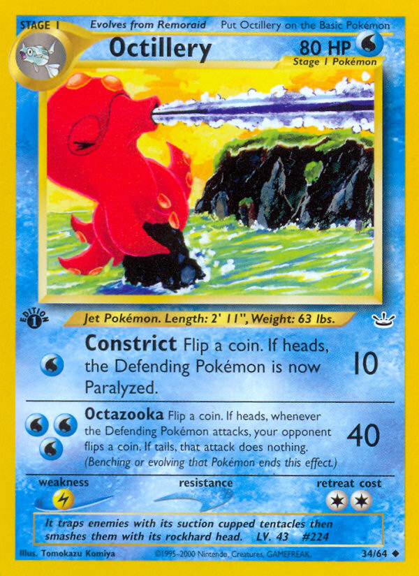 Octillery (34/64) [Néo Révélation 1re édition]