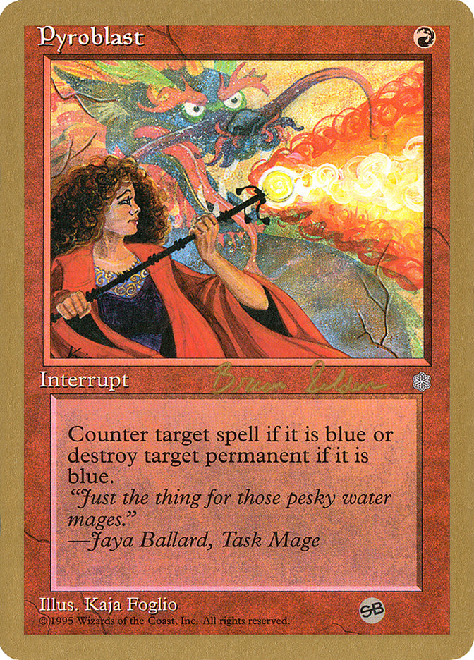 Explosion de pyros (Brian Selden) (SB) [Decks des Championnats du Monde 1998]