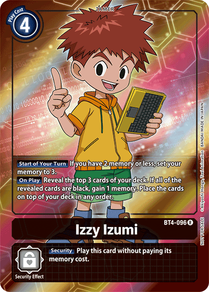 Izzy Izumi [BT4-096] (Promoción Buy-A-Box) [Promociones Gran Leyenda]