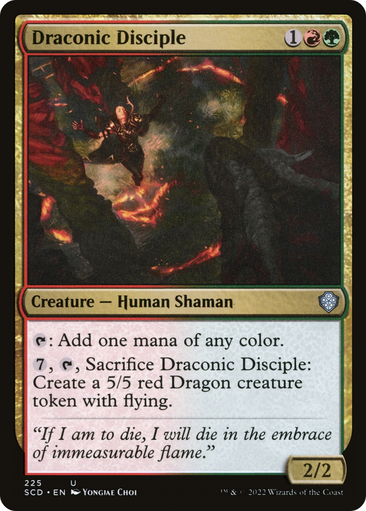 Disciple draconique [Decks de commandant pour débutants]