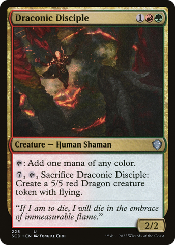 Disciple draconique [Decks de commandant pour débutants]