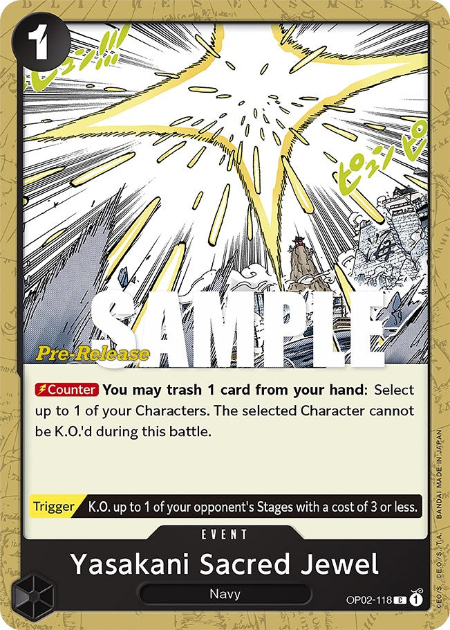 Joya Sagrada de Yasakani [Cartas de prelanzamiento de Paramount War]