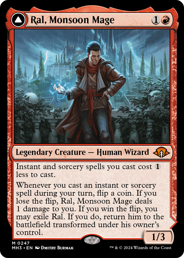 Ral, mage de la mousson // Ral, prodige des lignes de failles [Modern Horizons 3]