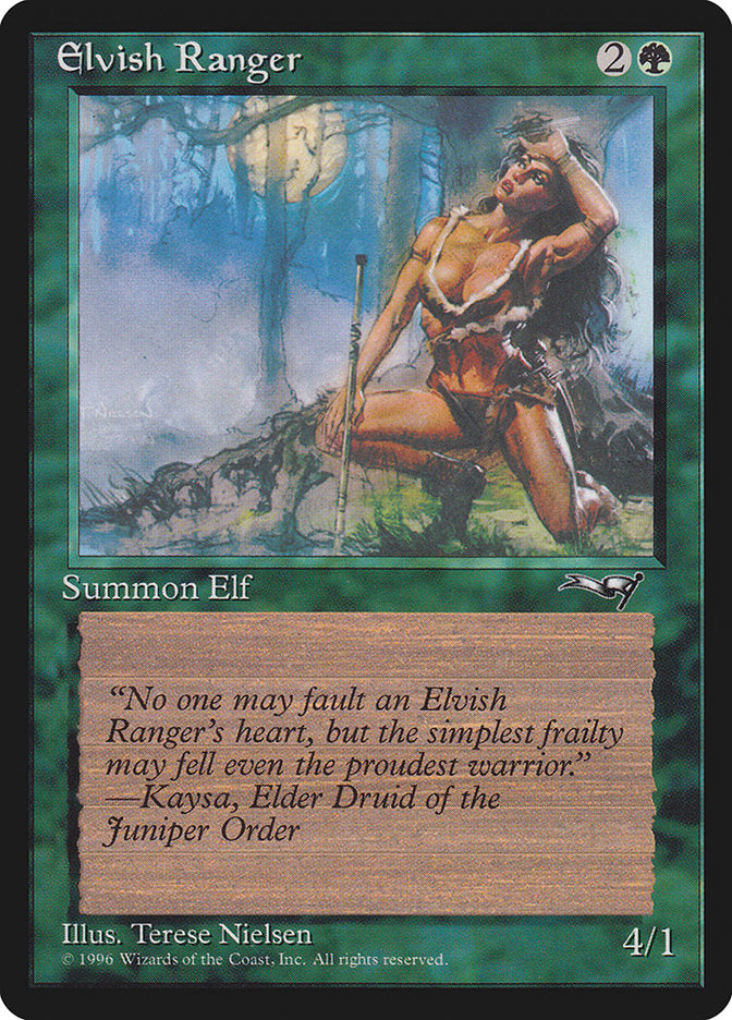 Rôdeur elfe (fond Lune) [Alliances]