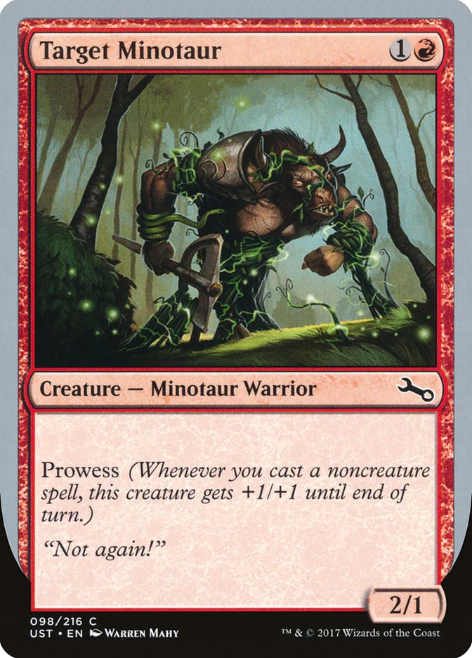 Cible Minotaure (Art de la liane) [Instable]