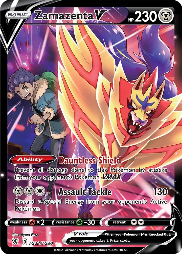 Zamazenta V (TG22/TG30) [Espada y Escudo: Resplandor Astral]