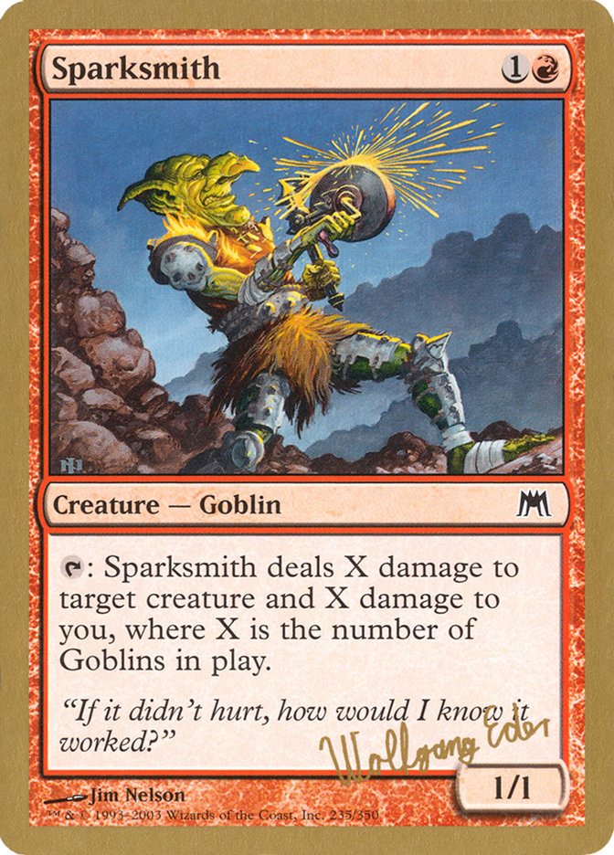 Sparksmith (Wolfgang Eder) [Barajas del Campeonato Mundial 2003]