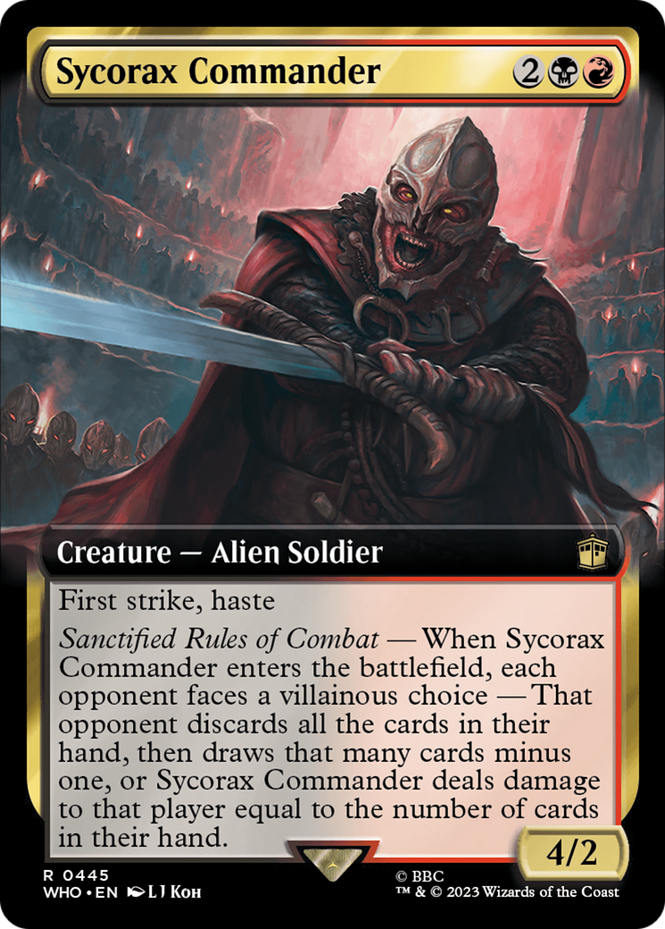 Commandant Sycorax (Illustration étendue) [Doctor Who]