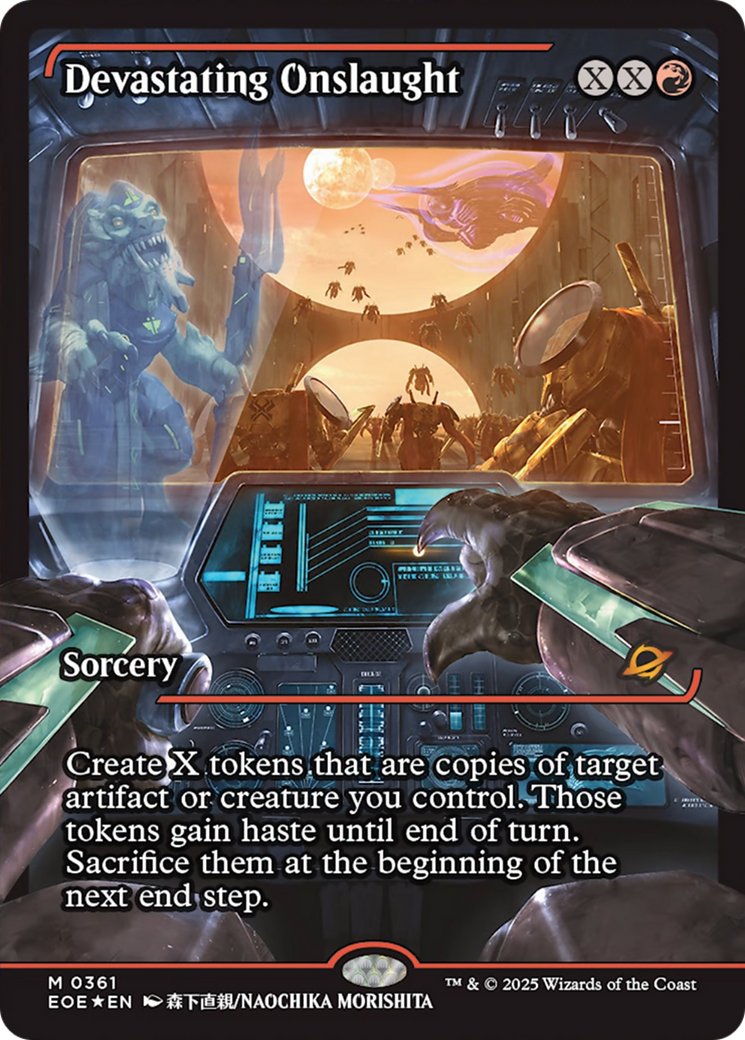Devastating Onslaught (0361) (Japanese) (Showcase) [Edge of Eternities]