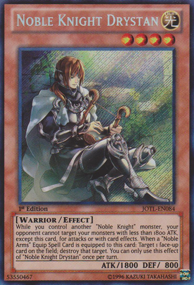 Chevalier Noble Drystan [JOTL-FR084] Secret Rare