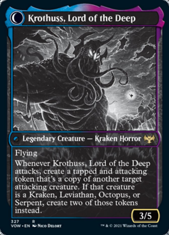 Runo Stromkirk // Krothuss, Seigneur des Profondeurs (Vitrine Nuit éternelle) [Innistrad: Vœu de sang]
