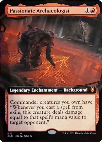 Arqueóloga Apasionada (Arte Extendido) [Commander Legends: Battle for Baldur's Gate]