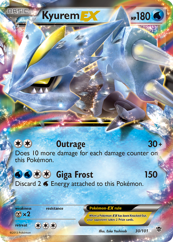 Kyurem EX (30/101) [Noir & Blanc : Explosion Plasma]