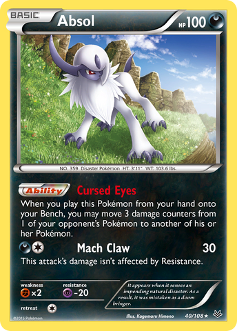 Absol (40/108) [XY: Vents Soufflants]