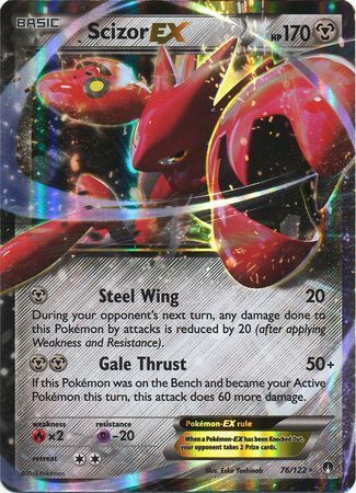 Scizor EX (76/122) (Carta Jumbo) [XY: Punto de Ruptura]