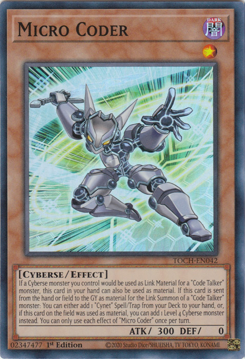 Micro Coder [TOCH-EN042] Super Rara