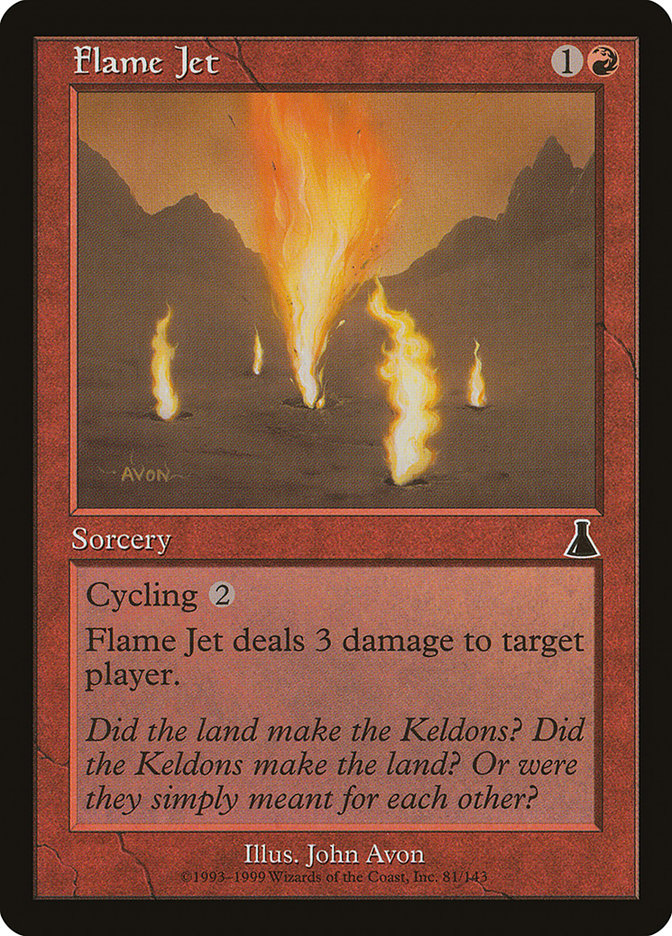 Jet de flammes [Destinée d'Urza]