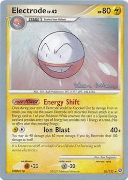 Electrode LV.42 (26/132) (Intimidación - Tristan Robinson) [Campeonato Mundial de 2008]