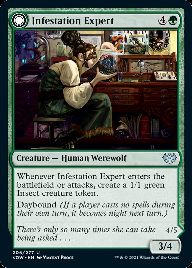 Experte en infestation // Loup-garou infesté [Innistrad: Vœu de sang]