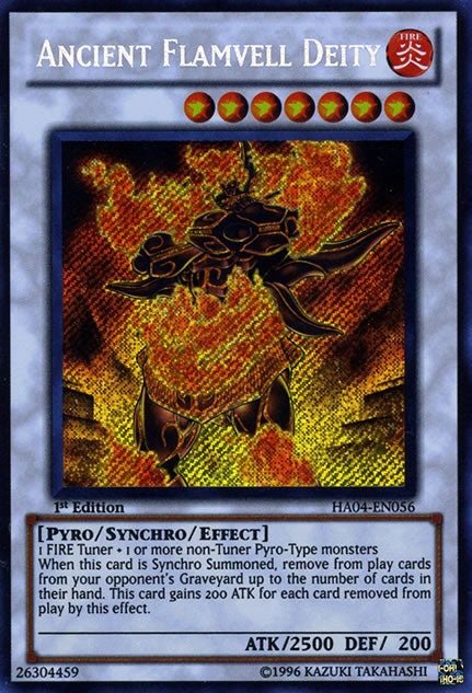 Divinité Flamvell Antique [HA04-FR056] Secret Rare