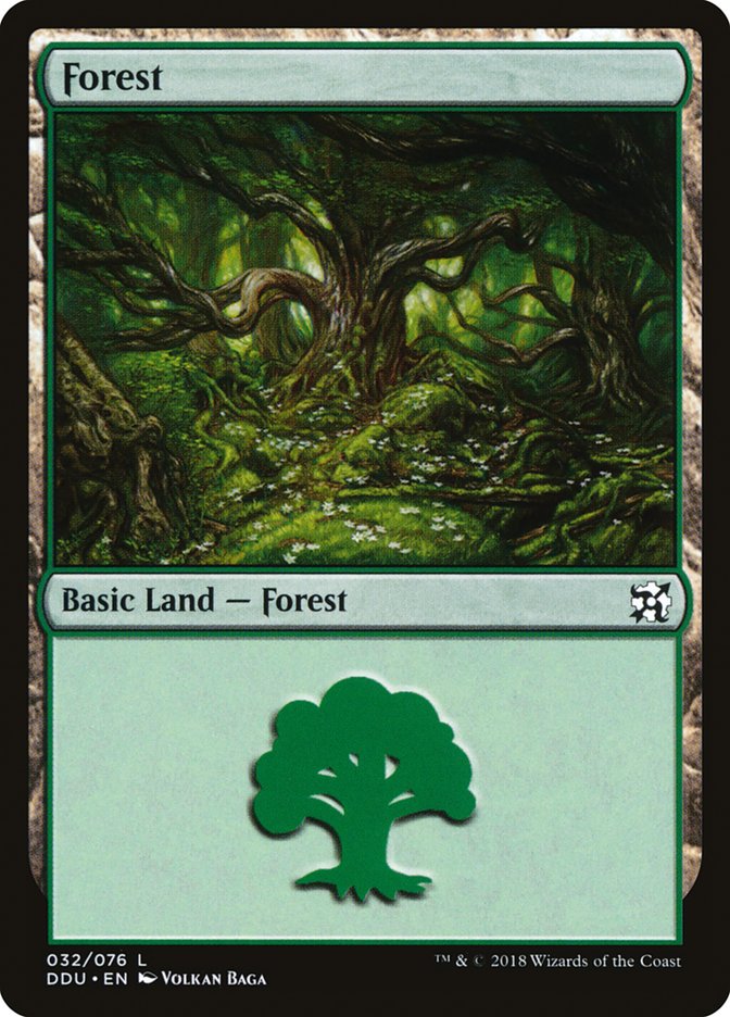 Forêt (32) [Duel Decks: Elves vs. Inventors]