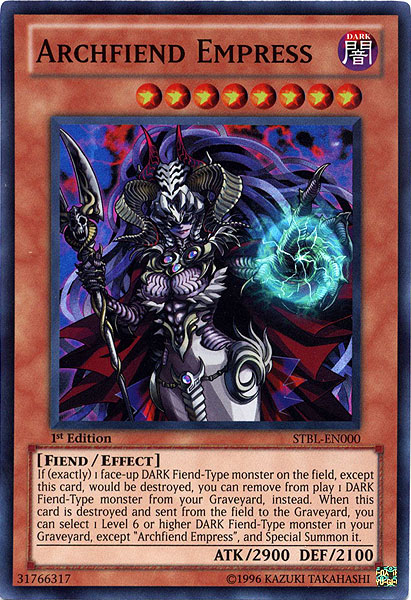 Impératrice Archdémon [STBL-FR000] Super Rare
