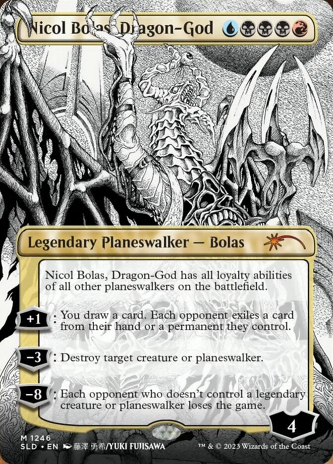 Nicol Bolas, le Dragon-Dieu (Sans bordure) [Secret Lair Drop Series]