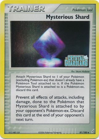Fragmento misterioso (81/100) (Sellado) [EX: Guardianes de Cristal]