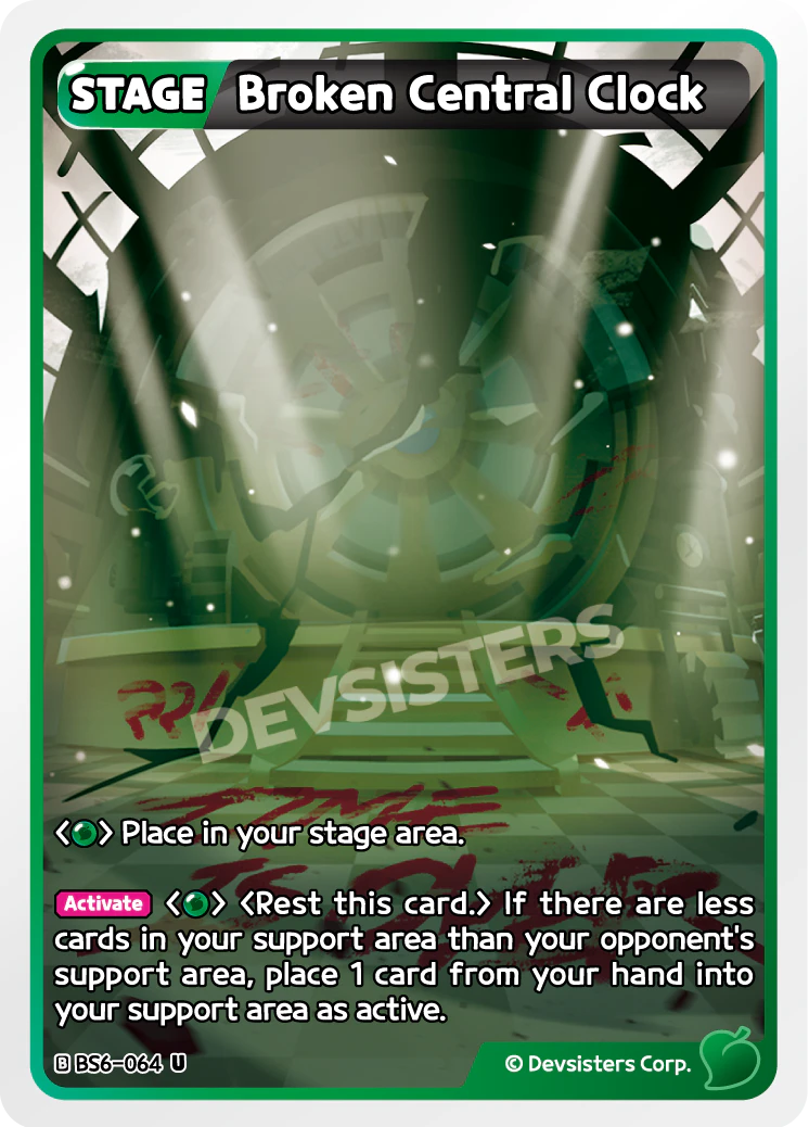 Image for Broken Central Clock (BS6-064) (BS6) - CookieRun: Braverse TCG