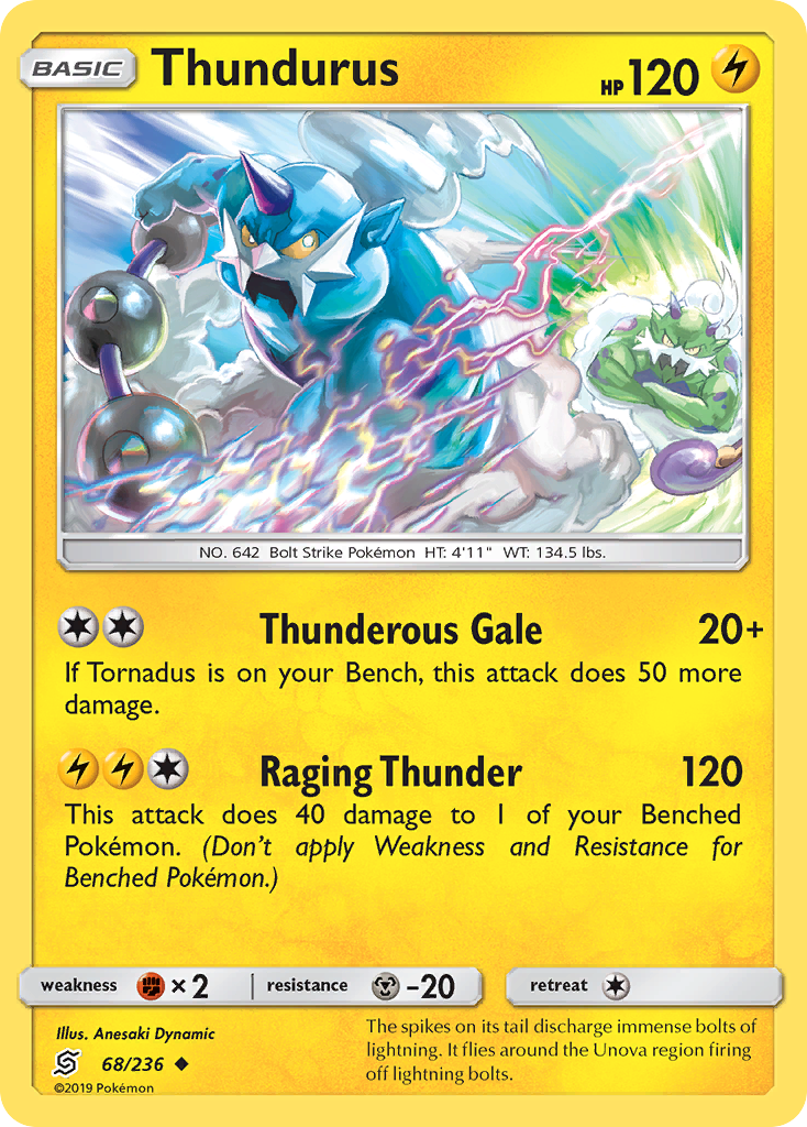 Thundurus (68/236) [Soleil et Lune : Alliance Infaillible]